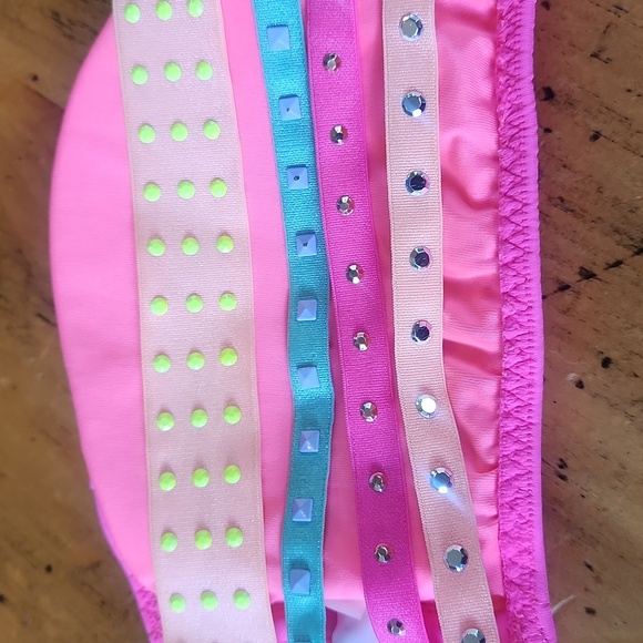 Victoria’s Secret Strappy Back Bandeau Swim Top, Size M - Picture 2 of 7